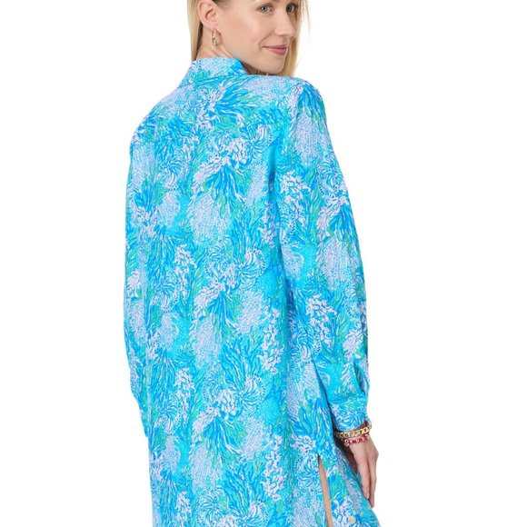 Lilly Pulitzer  Sea View Cover Up Size Large - Picture 3 of 12